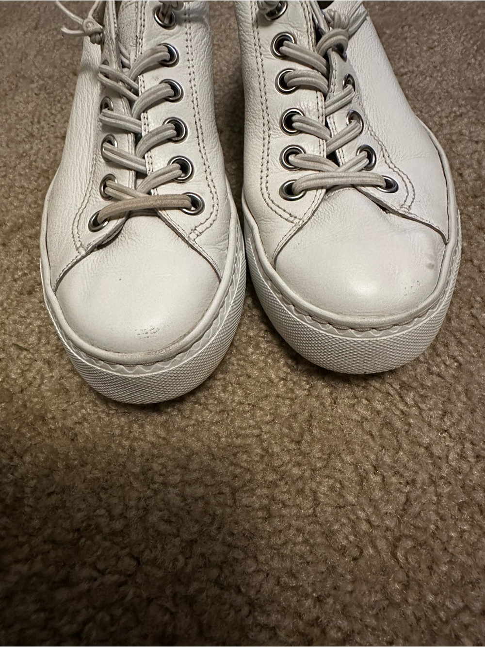 Paul Green Hadley Womens Size 7 US Platform Sneaker Shoes White/Silver (4.5 UK) - Picture 11 of 12
